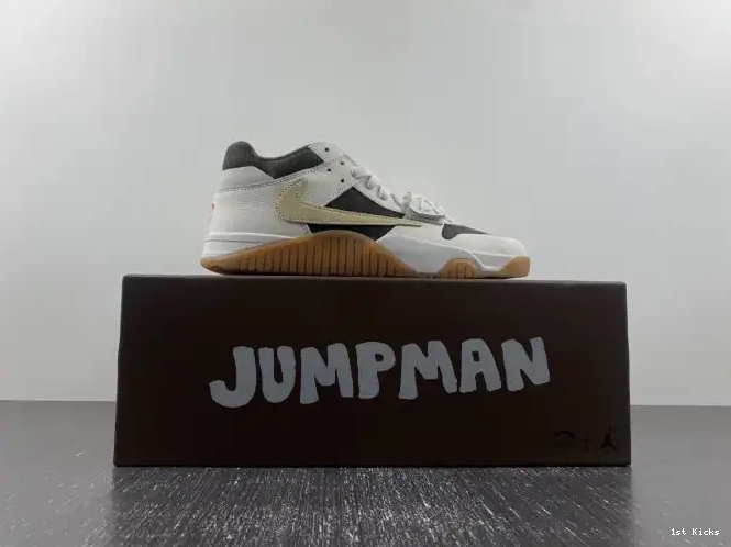1st Kicks Shoes X JORDAN CUT TRAVIS FZ8117-100 CHECK THE SCOTT 0618